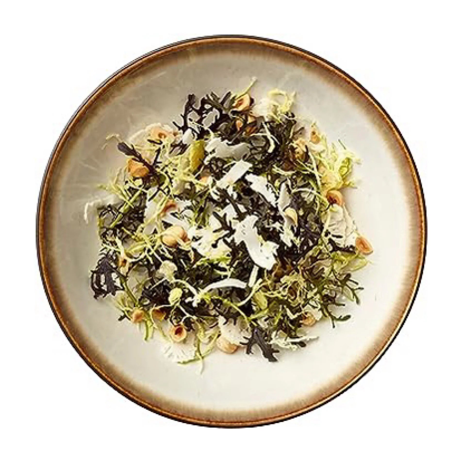 Bitz Living Salad Bowl 24cm Black Cream Bitz